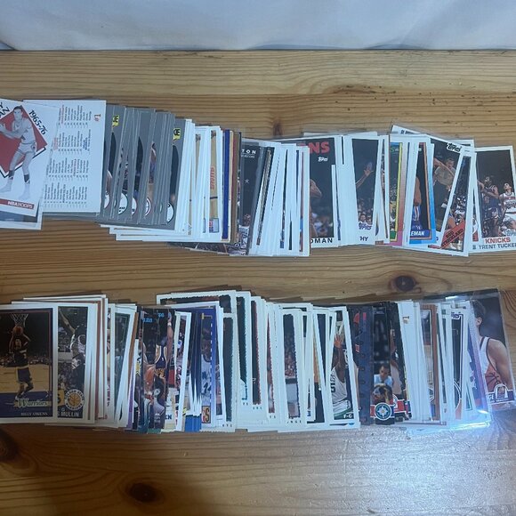 Early 1990's NBA Hoops/Upper Deck/Topps 279 Cards $185
